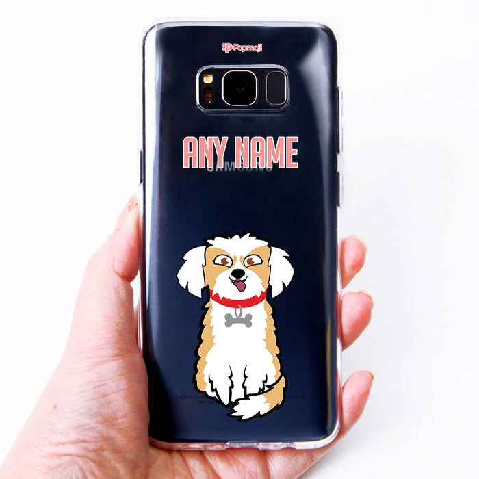 Personalised Dog Classic Clear Soft Gel Phone Case - Image 4