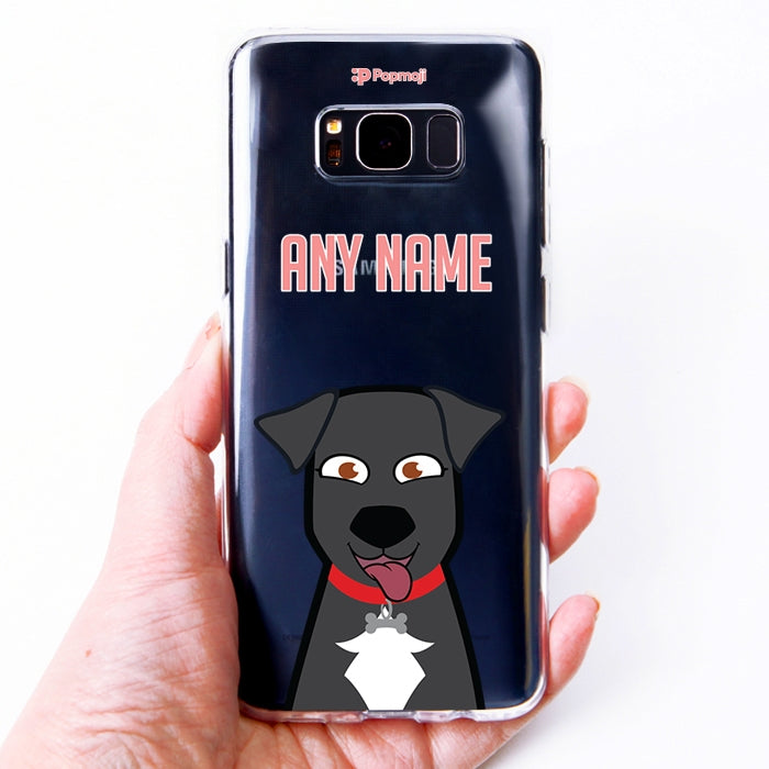 Personalised Dog Close Up Clear Soft Gel Phone Case - Image 4
