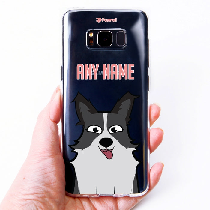 Personalised Dog Close Up Clear Soft Gel Phone Case - Image 6