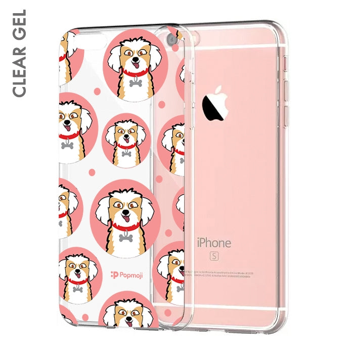 Personalised Dog Emoji Clear Soft Gel Phone Case - Image 2