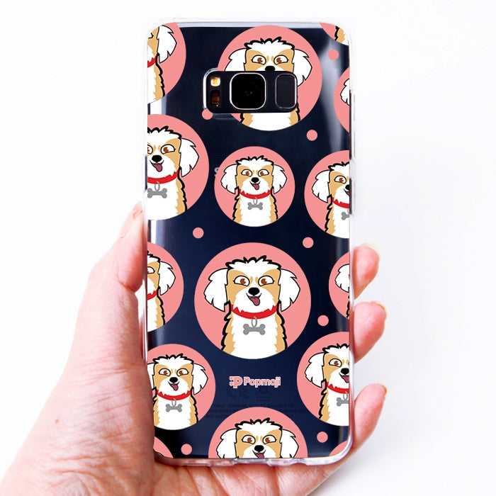 Personalised Dog Emoji Clear Soft Gel Phone Case - Image 4