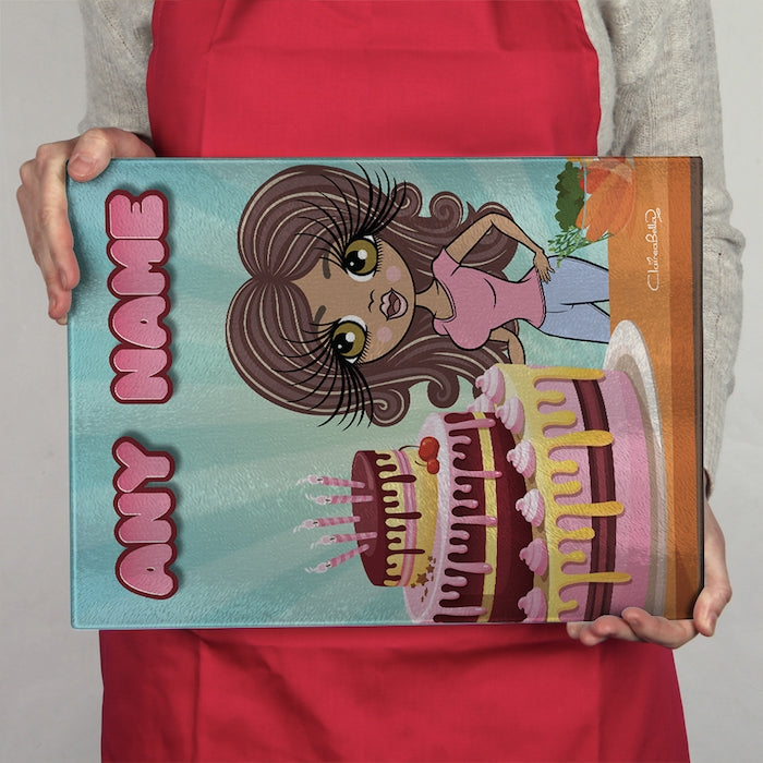 ClaireaBella Glass Chopping Board - Cake Surprise - Image 3