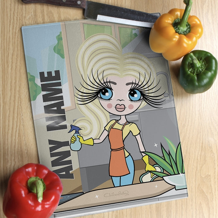 ClaireaBella Glass Chopping Board - Queen Of Clean - Image 2