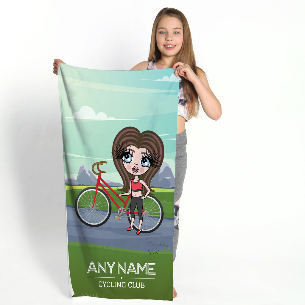 ClaireaBella Girls Bicycle Gym Towel - Image 3