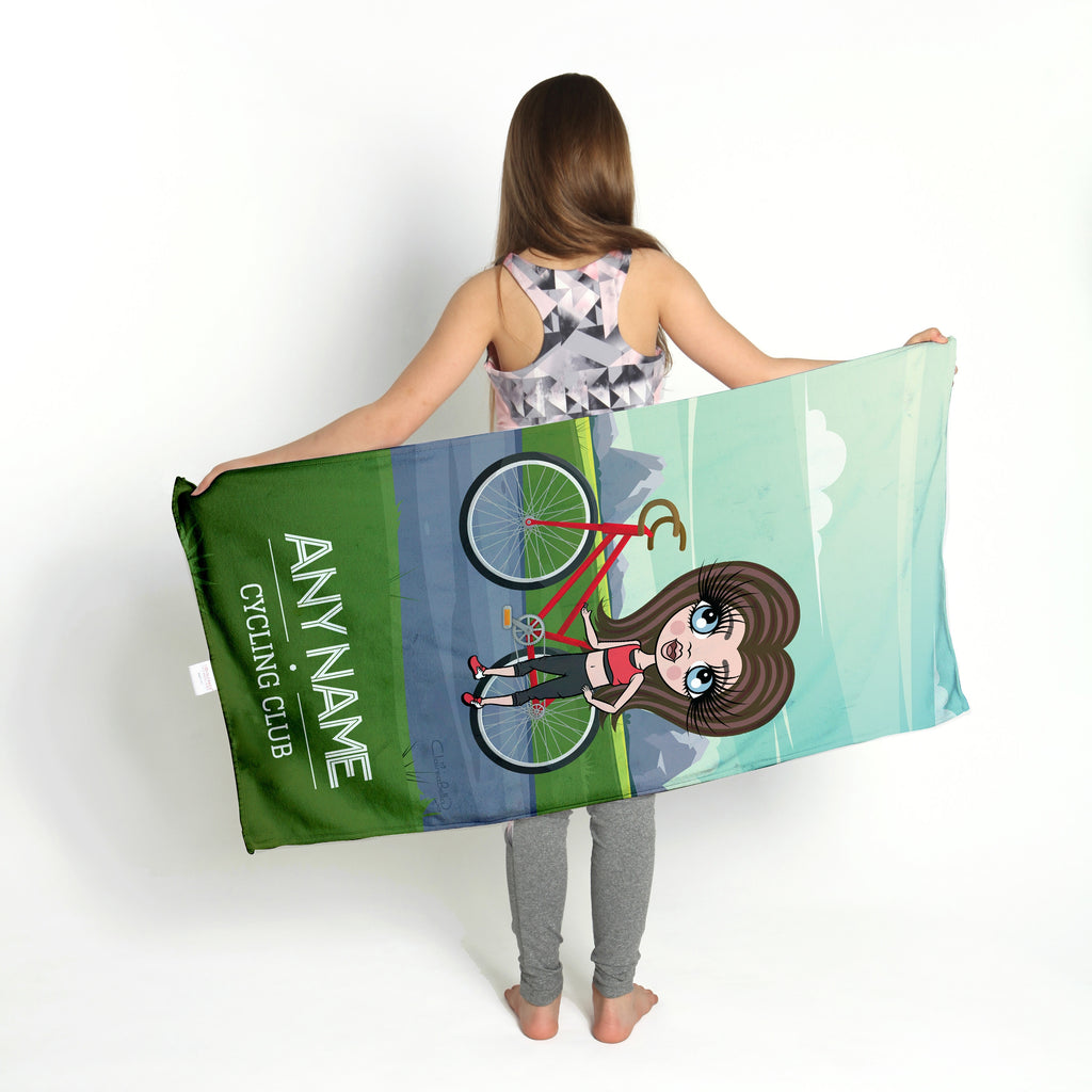ClaireaBella Girls Bicycle Gym Towel - Image 2