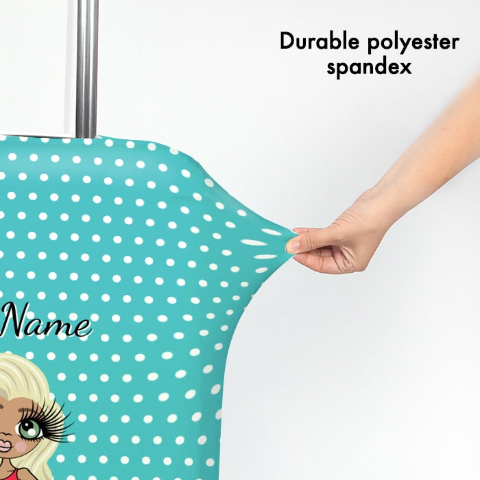 ClaireaBella Polka Dot Suitcase Cover - Image 3