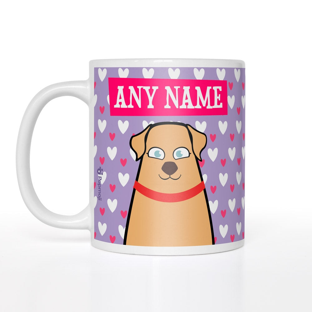 Personalised Dog Hearts Mug - Image 1