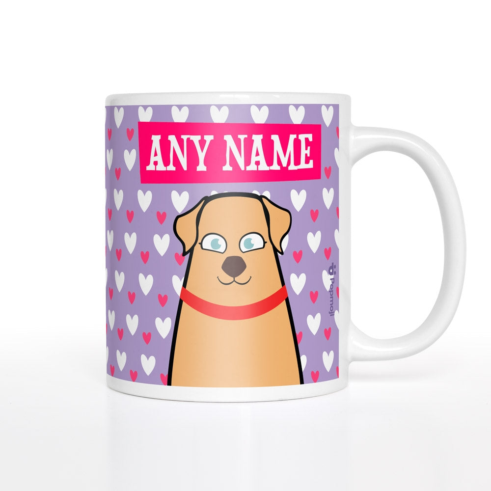 Personalised Dog Hearts Mug - Image 2