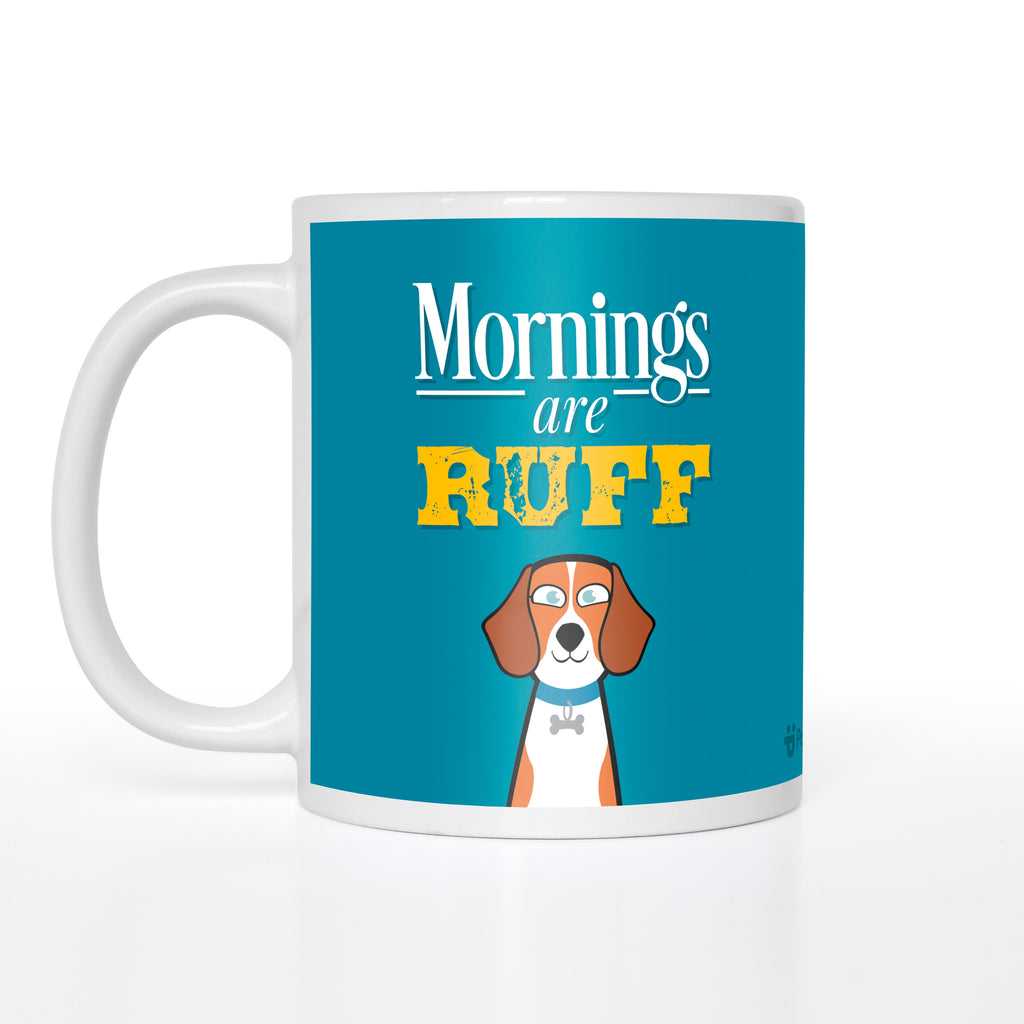 Personalised Dog Mornings Are Ruff Mug - Image 2