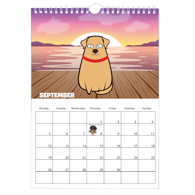 Personalised Dog Wall Calendar - Image 9
