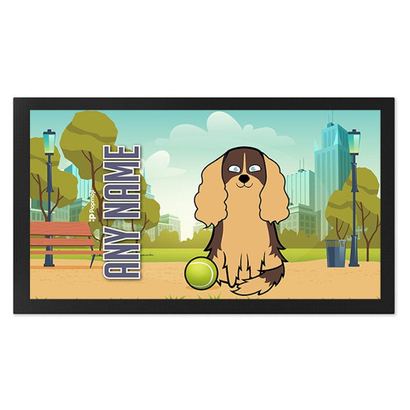 Personalised Dog Park Life Pet Mat - Image 2