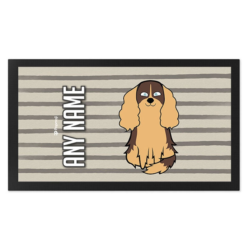 Personalised Dog Striped Pet Mat - Image 2