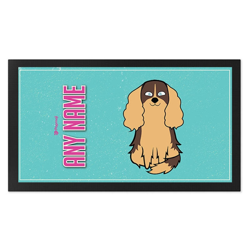 Personalised Dog Turquoise Pet Mat - Image 2