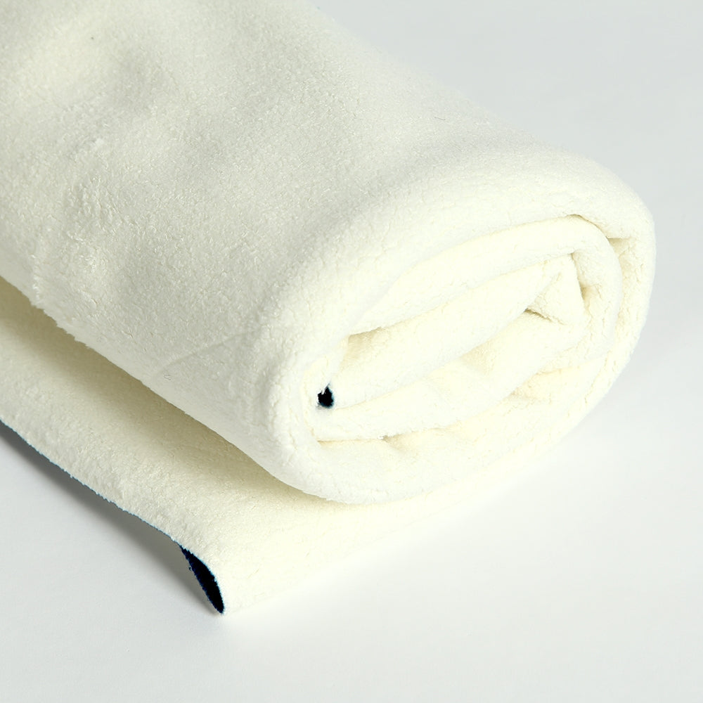 Early Years Lux Collection White Marble Fleece Blanket - Image 5
