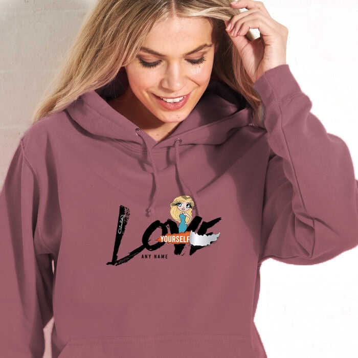 ClaireaBella Black Love Yourself Hoodie - Image 2