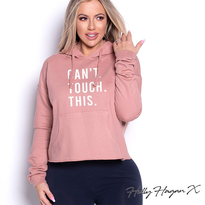 Holly Hagan X Can't Touch This Cropped Hoodie - Image 4