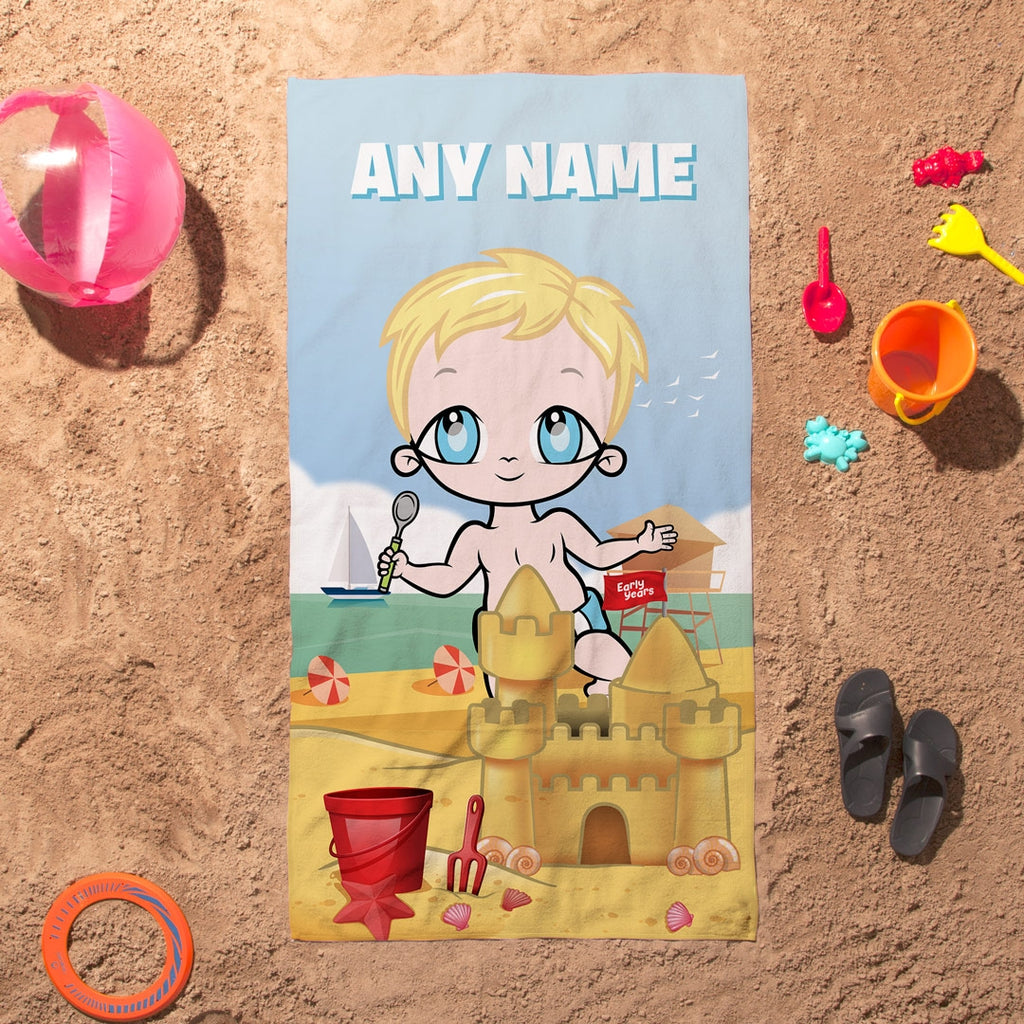 Early Years Sandcastle Fun Beach Towel - Image 1