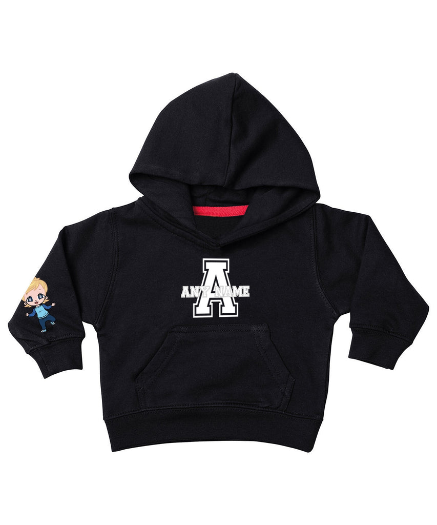 Early Years Boys Varsity Large Central Name Hoodie - Image 1