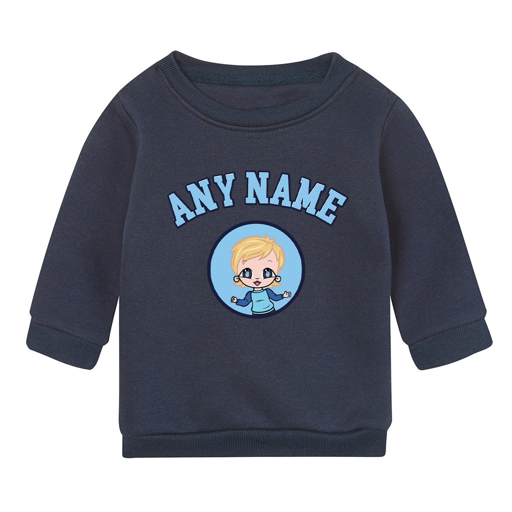 Early Years Boys Varsity Emoji Sweatshirt - Image 2