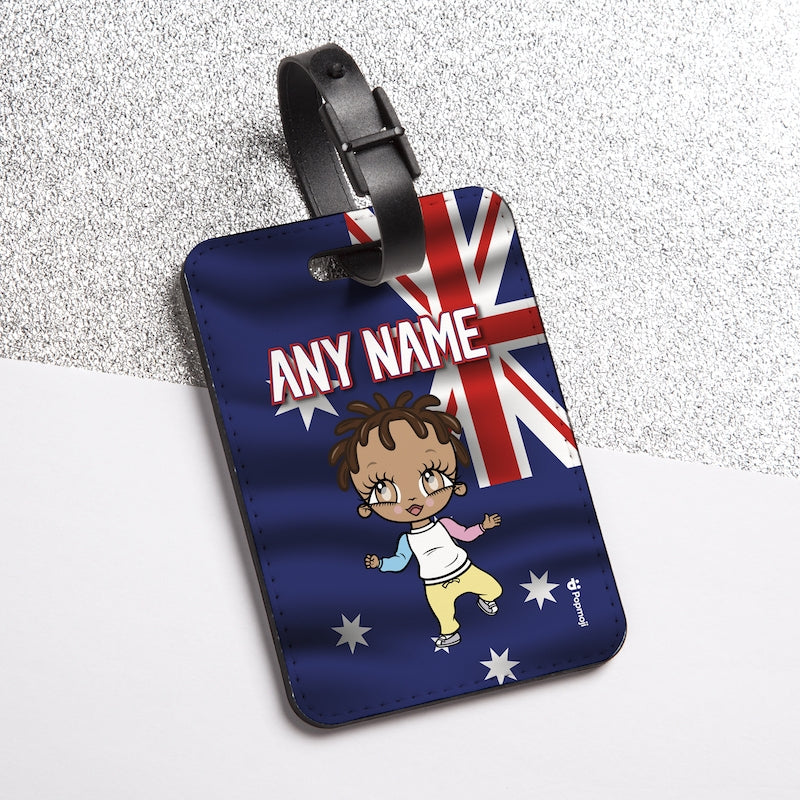 Early Years Boys Australia Flag Luggage Tag - Image 1