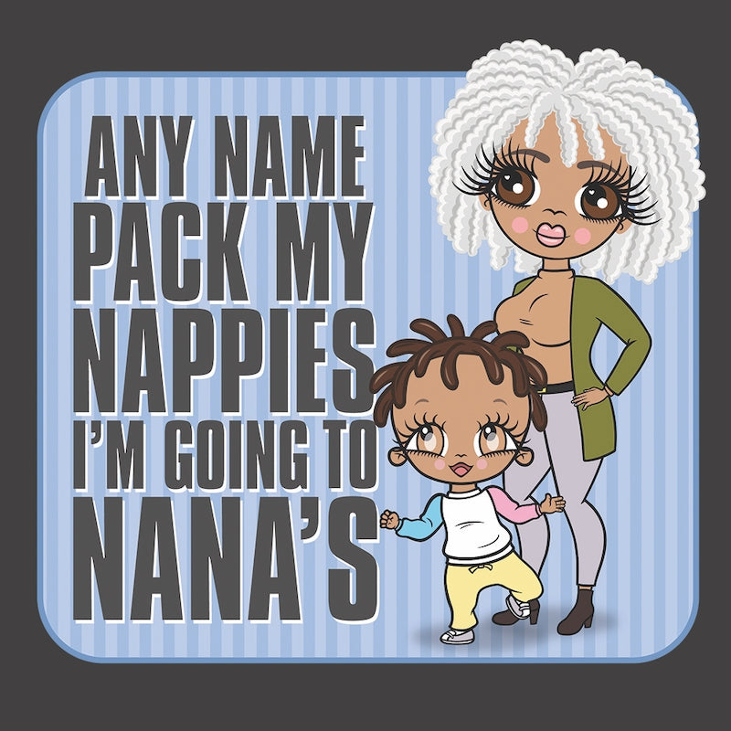 Multi Character Boys Personalised Going To Nana's Nappy Bag - Image 5