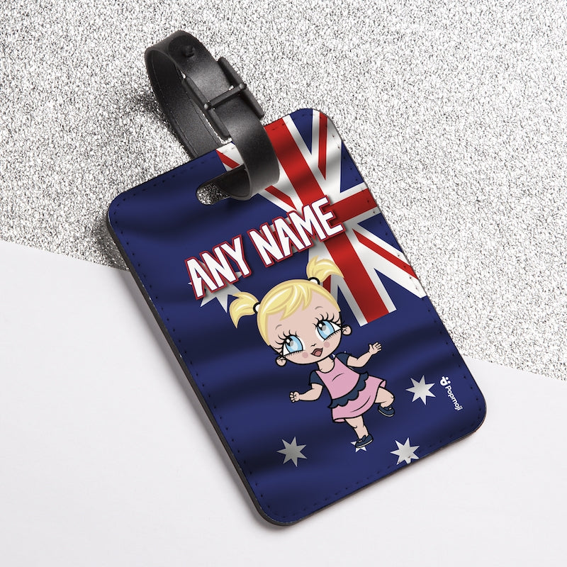 Early Years Girls Australia Flag Luggage Tag - Image 4