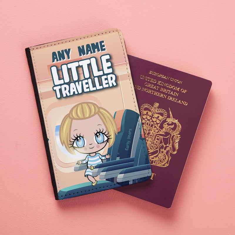 Early Years Girls Personalised Little Traveller Passport Cover - Image 6