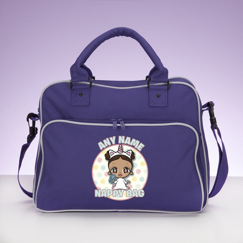 Early Years Girls Personalised Nappy Bag - Image 3