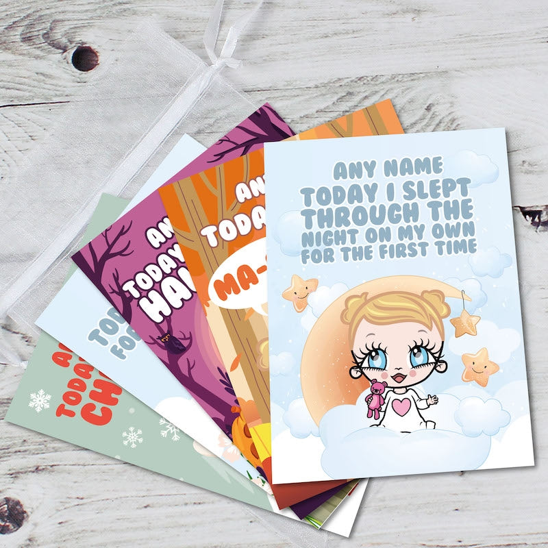 Early Year Girls Milestone Moments Cards - Image 4