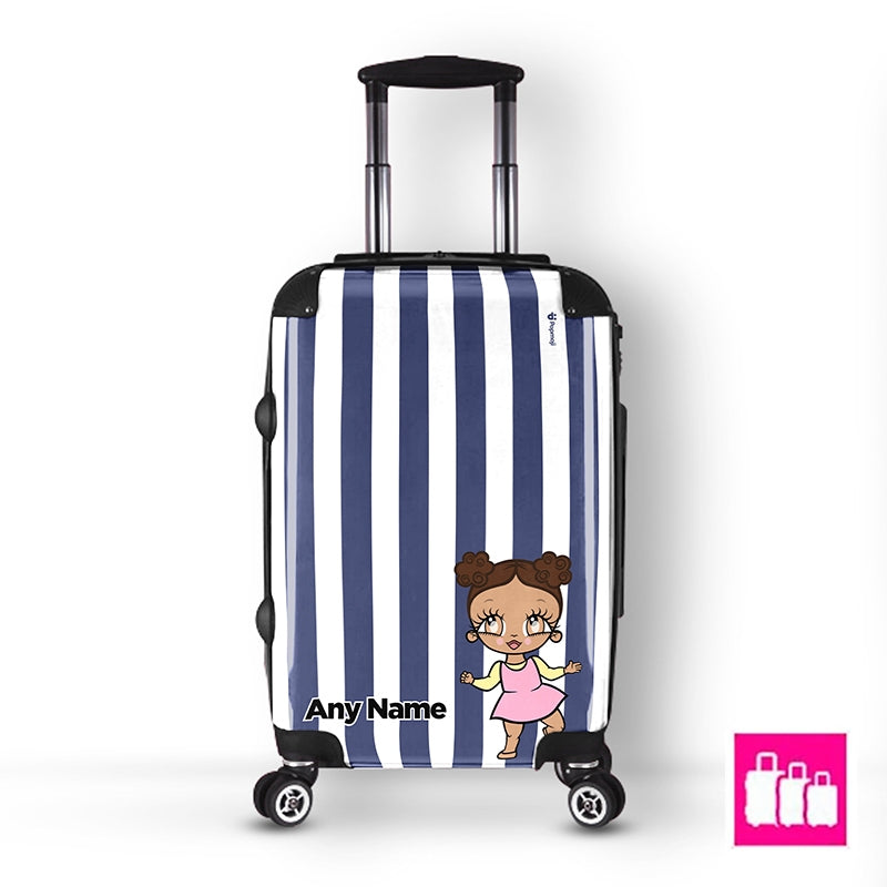Early Years Personalised Navy Stripe Suitcase - Image 5
