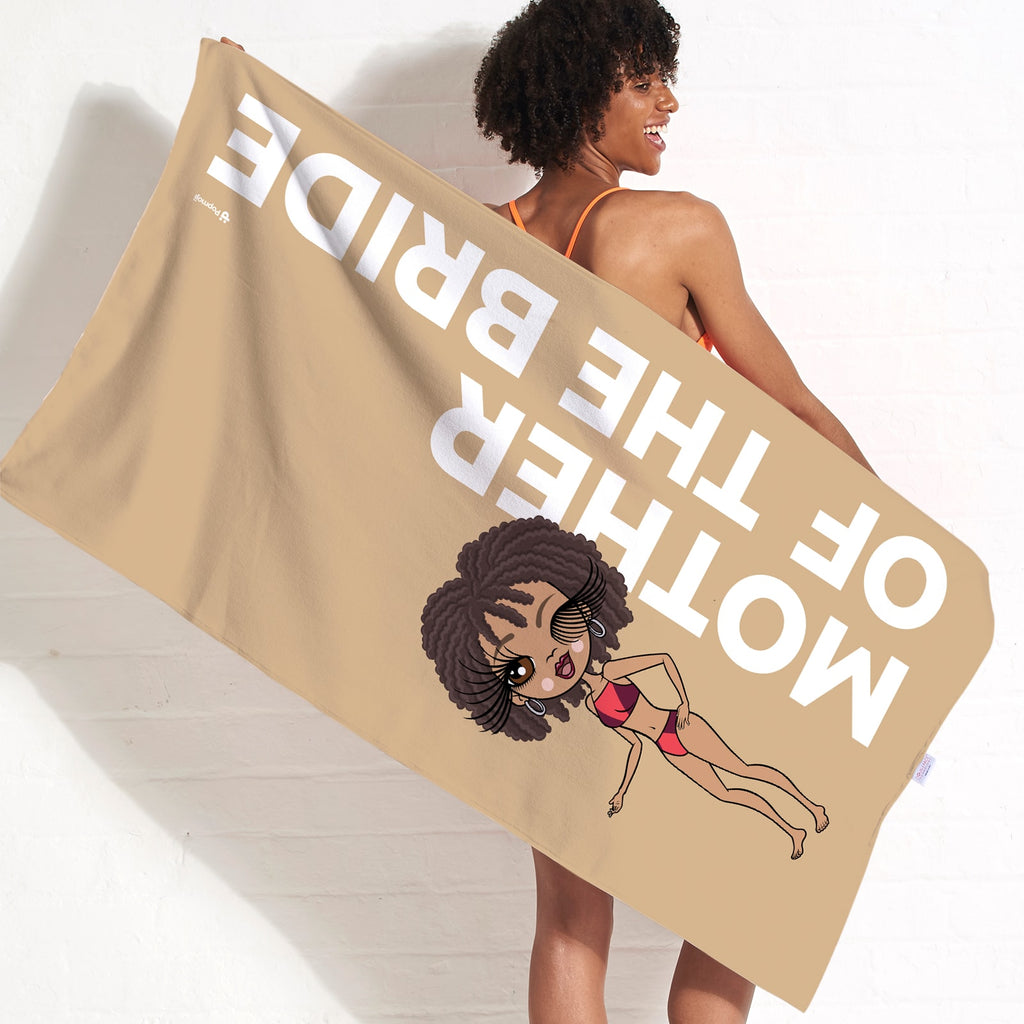 ClaireaBella Bold Mother Of The Bride Nude Beach Towel