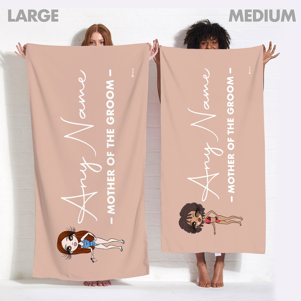 ClaireaBella Mother of the Groom Fair Beach Towel