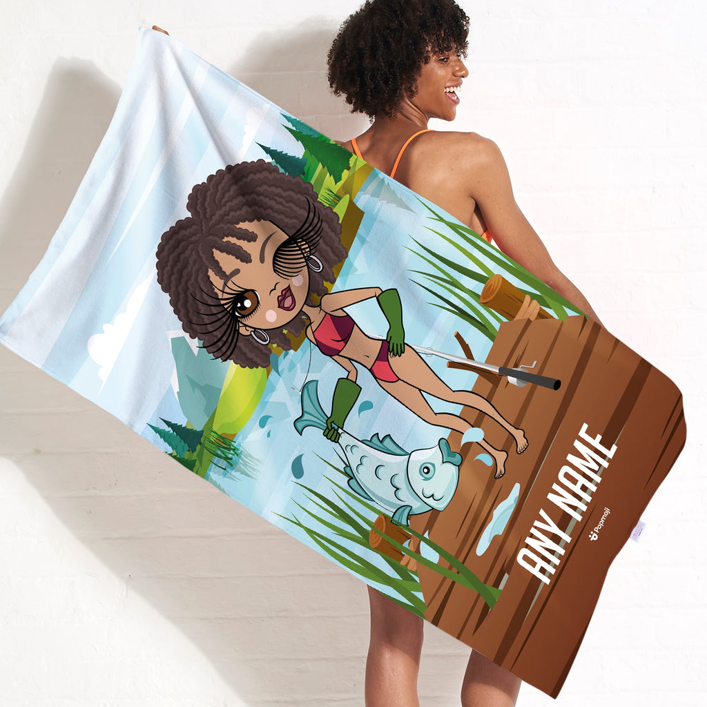 ClaireaBella Catch Of The Day Beach Towel