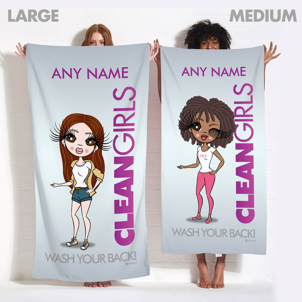 ClaireaBella Clean Girls Beach Towel