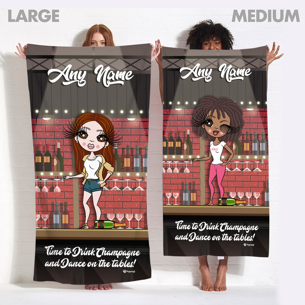 ClaireaBella Dance On Tables Beach Towel