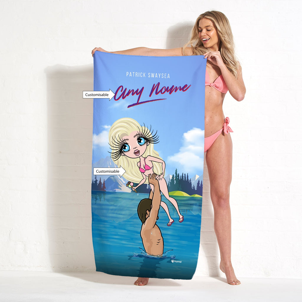 ClaireaBella Filthy Dancing Beach Towel