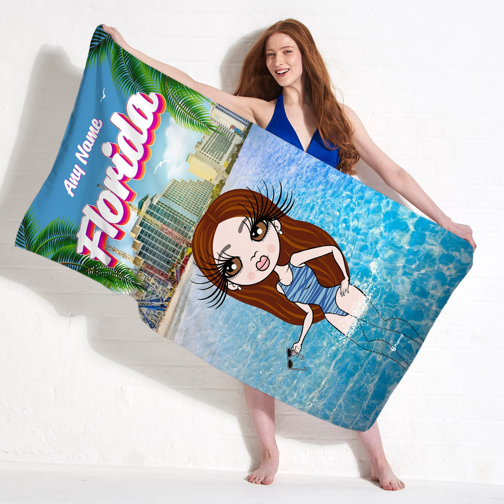 ClaireaBella Florida Beach Towel