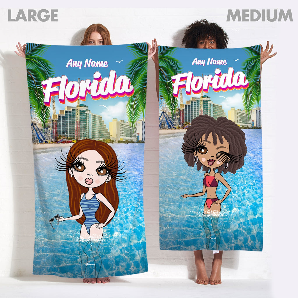 ClaireaBella Florida Beach Towel