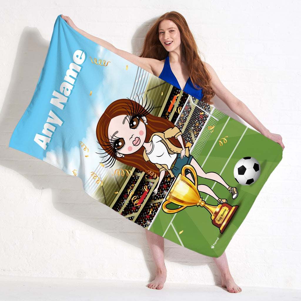 ClaireaBella Football Champ Beach Towel