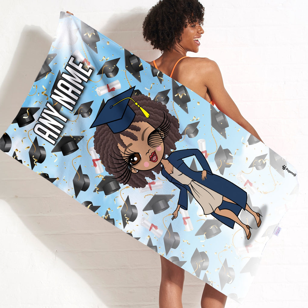 ClaireaBella Graduation Beach Towel