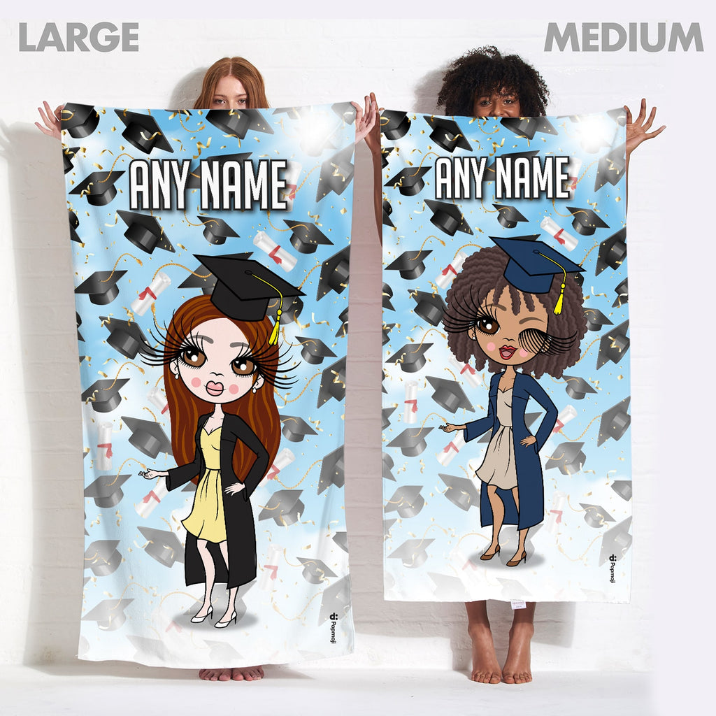 ClaireaBella Graduation Beach Towel