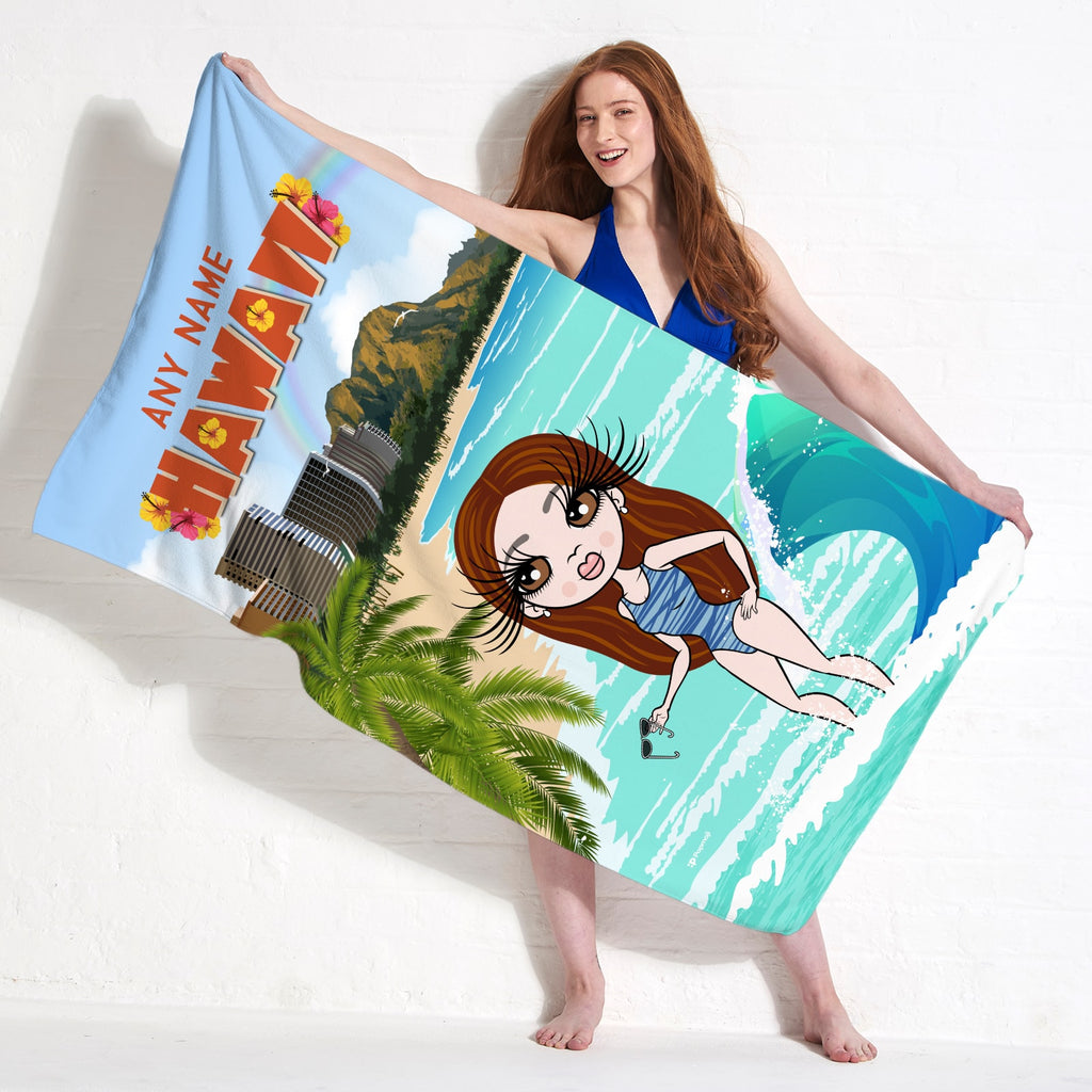 ClaireaBella Hawaii Beach Towel