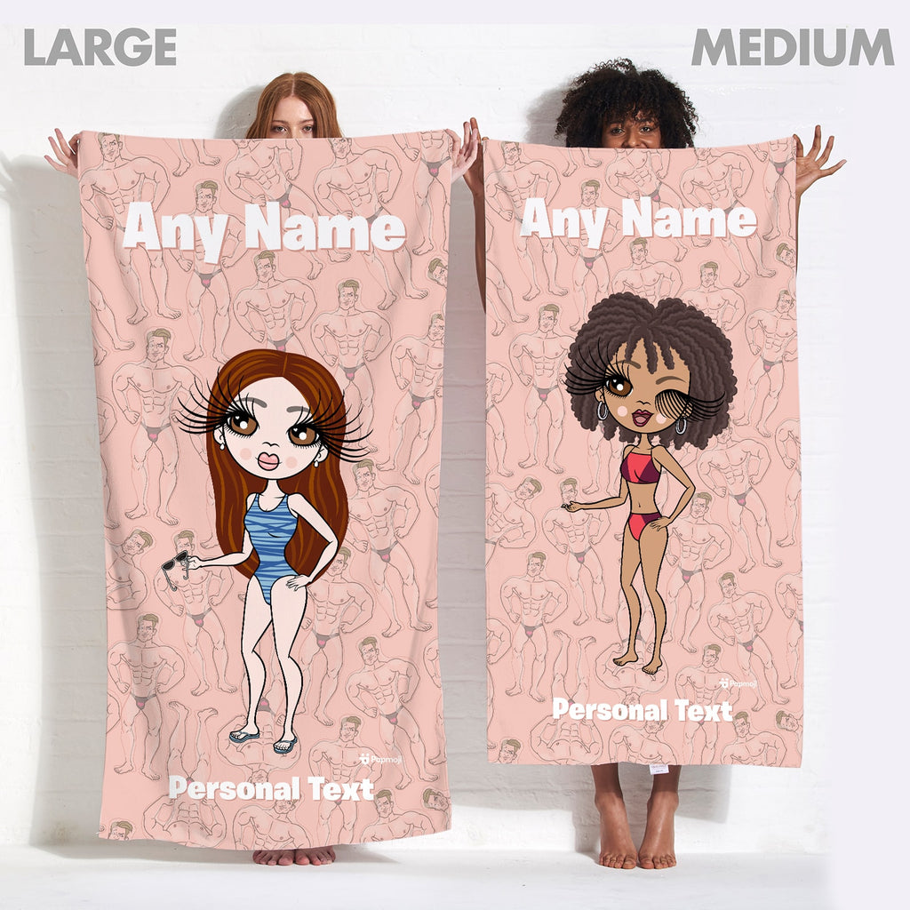 ClaireaBella Inflatable Hunks Beach Towel