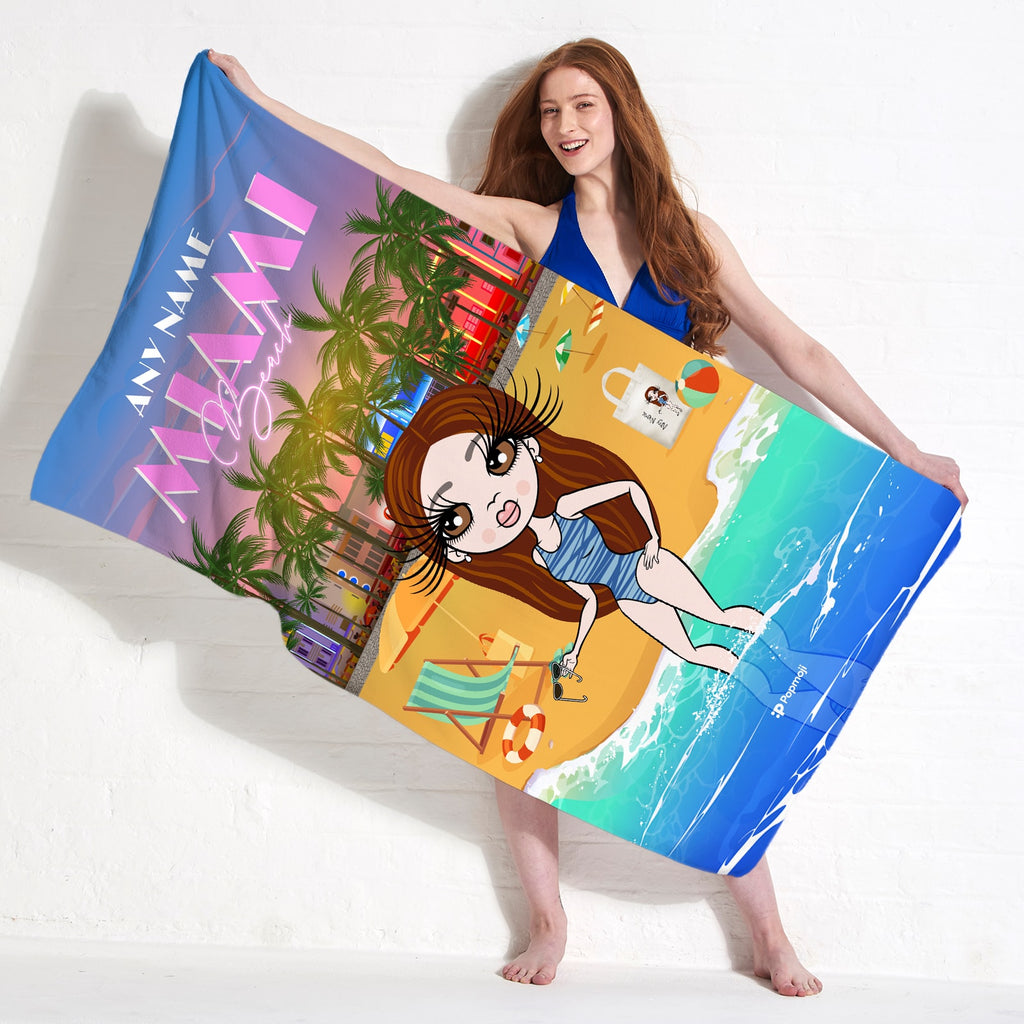 ClaireaBella Miami Beach Towel
