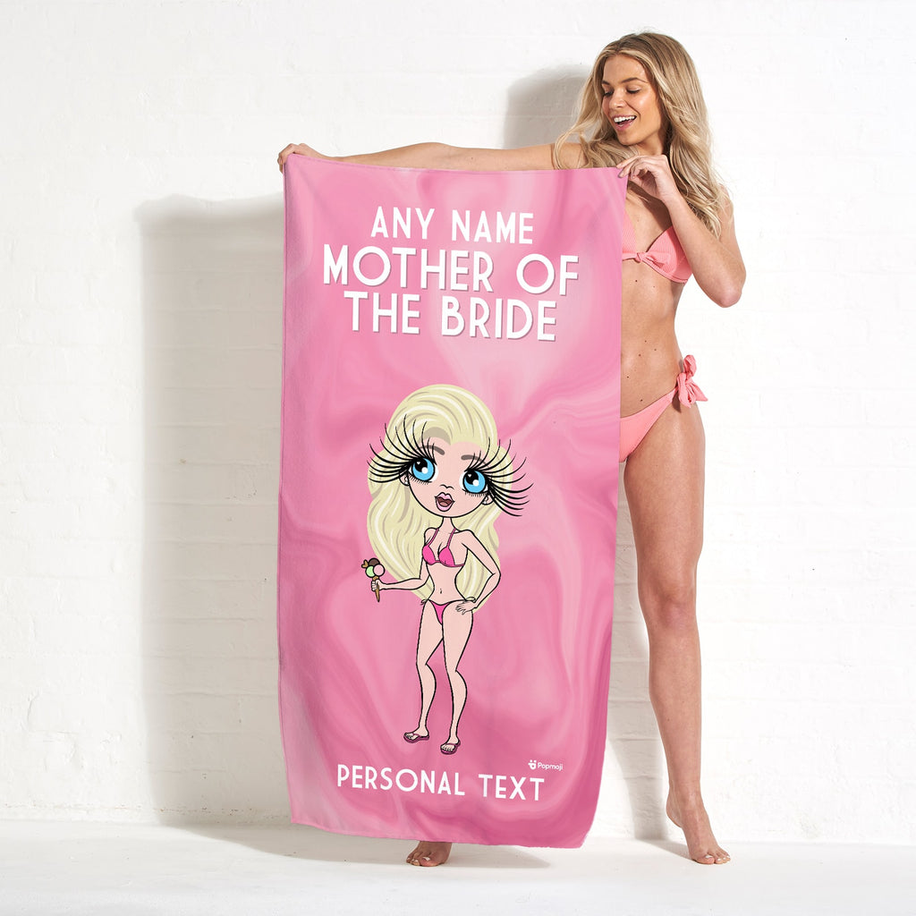 ClaireaBella Mother Of Bride Beach Towel
