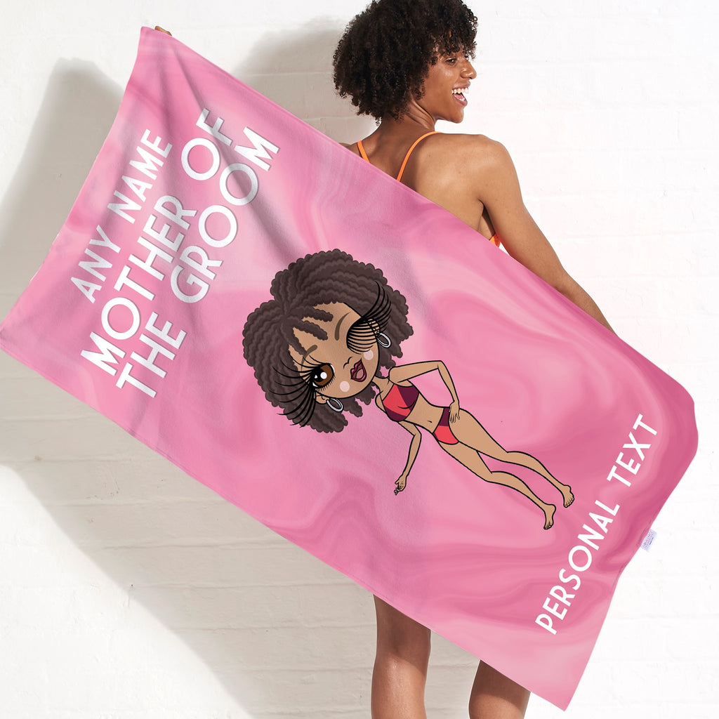 ClaireaBella Mother Of Groom Beach Towel