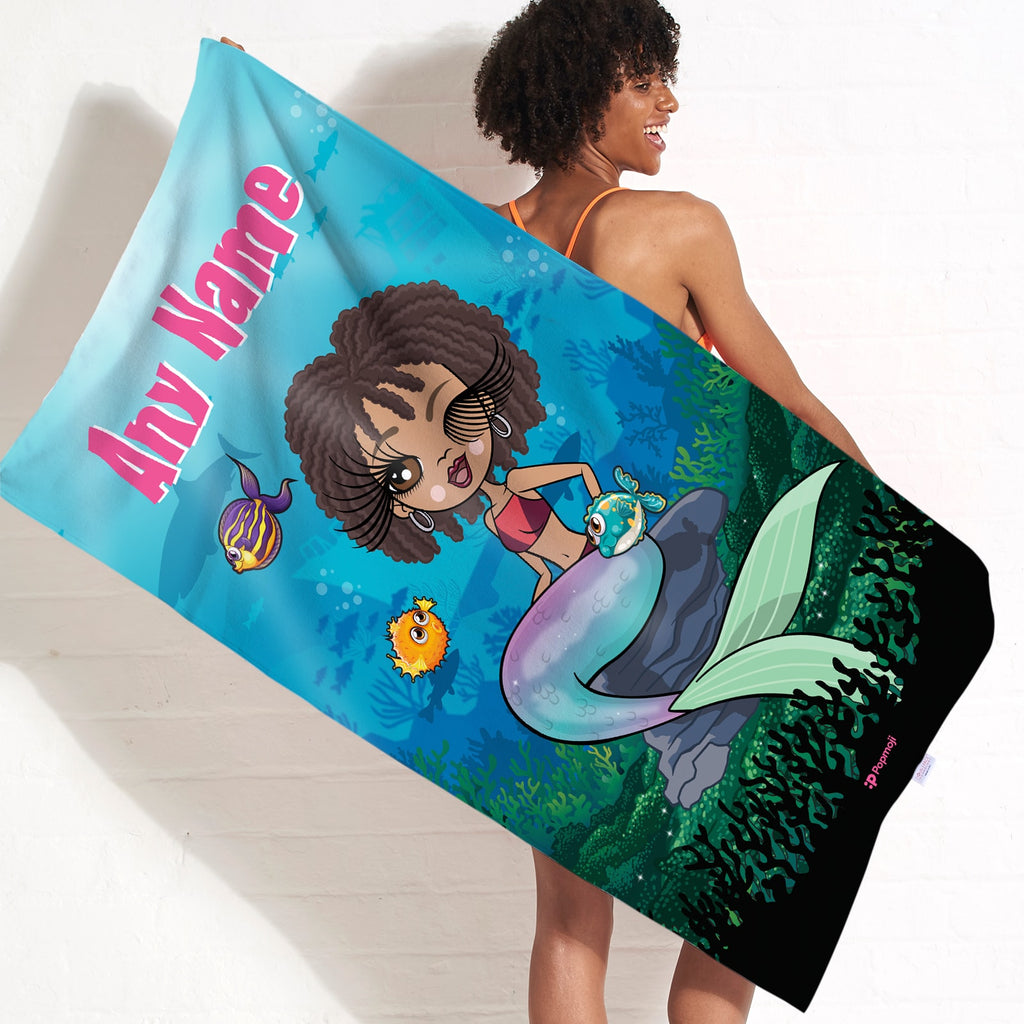 ClaireaBella Ocean Mermaid Beach Towel