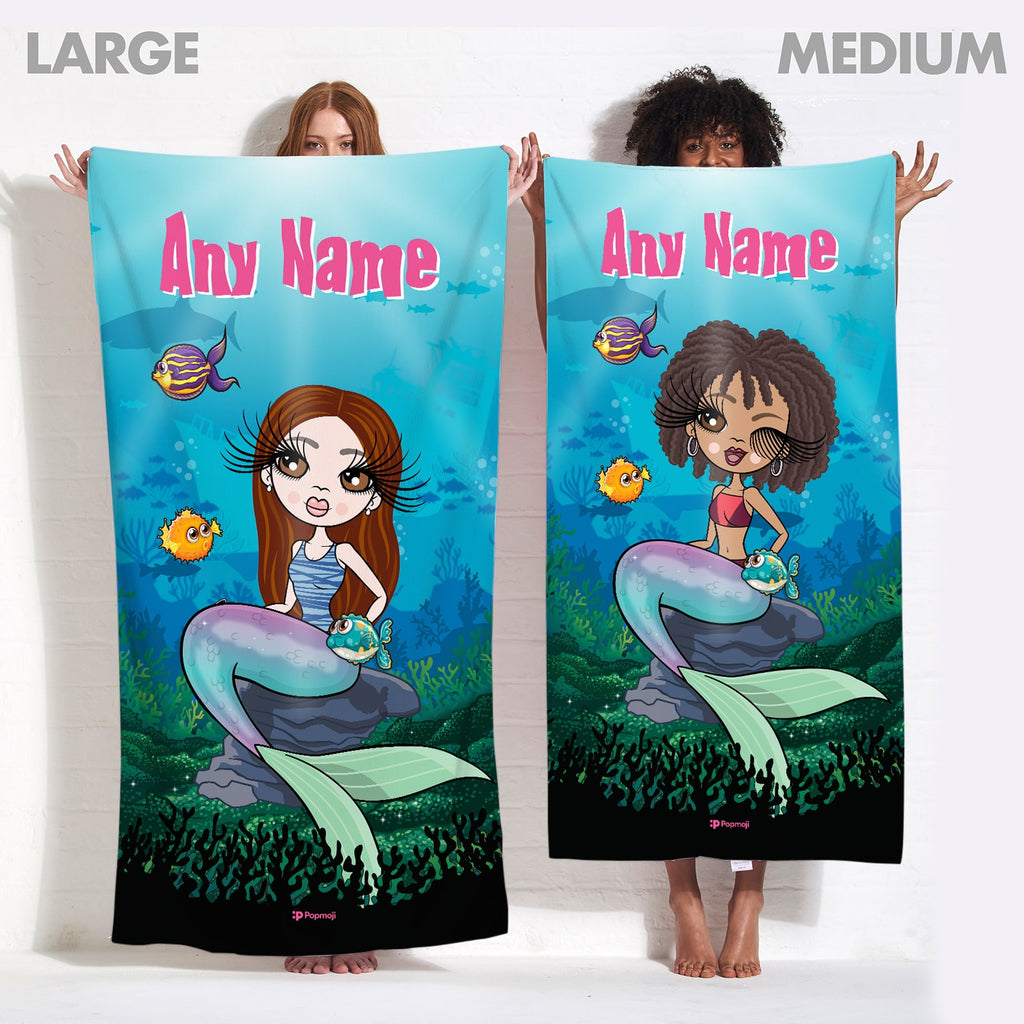 ClaireaBella Ocean Mermaid Beach Towel