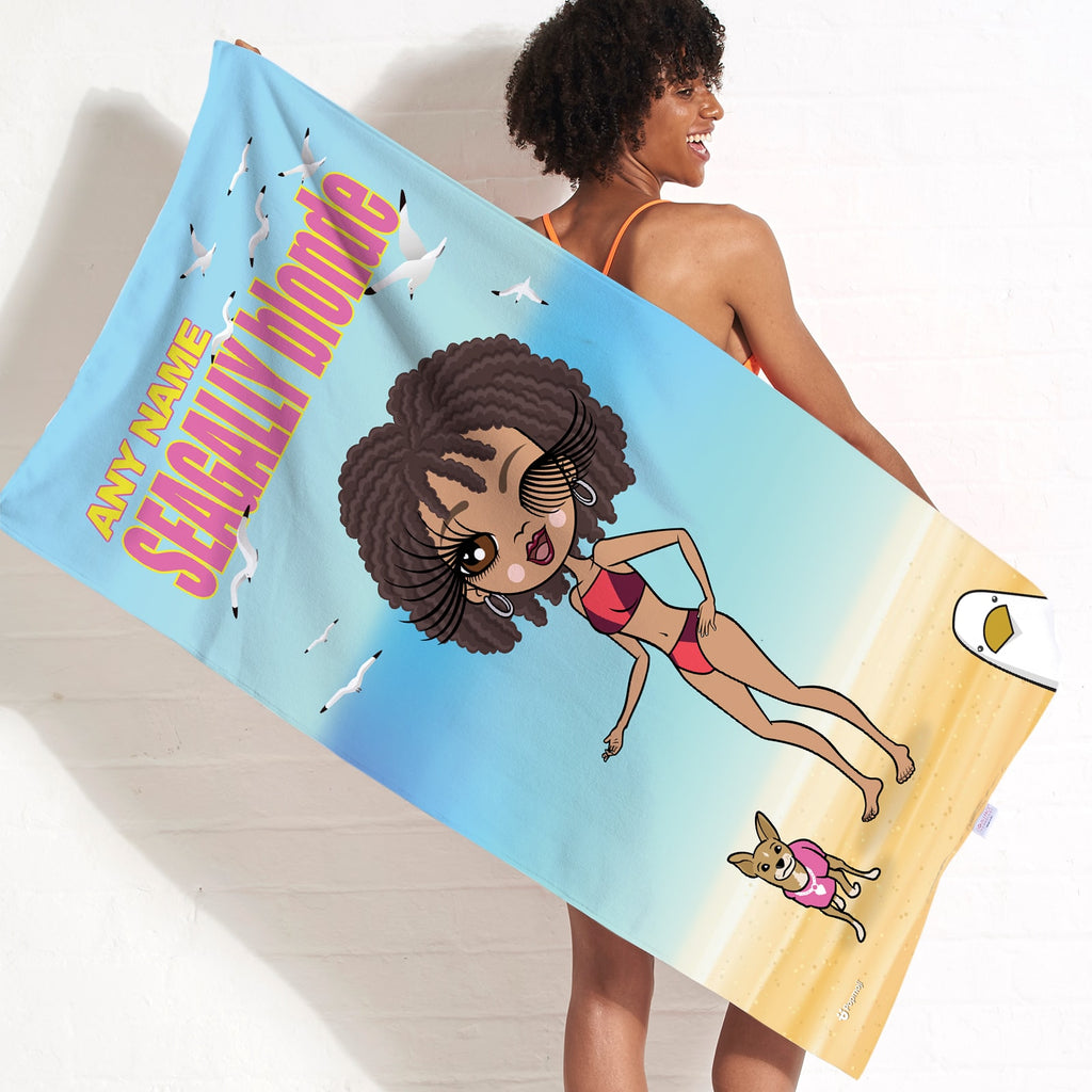 ClaireaBella Seagully Blonde Beach Towel