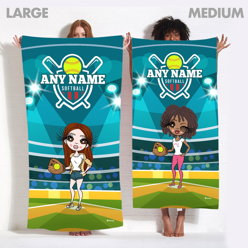 ClaireaBella Softball Beach Towel